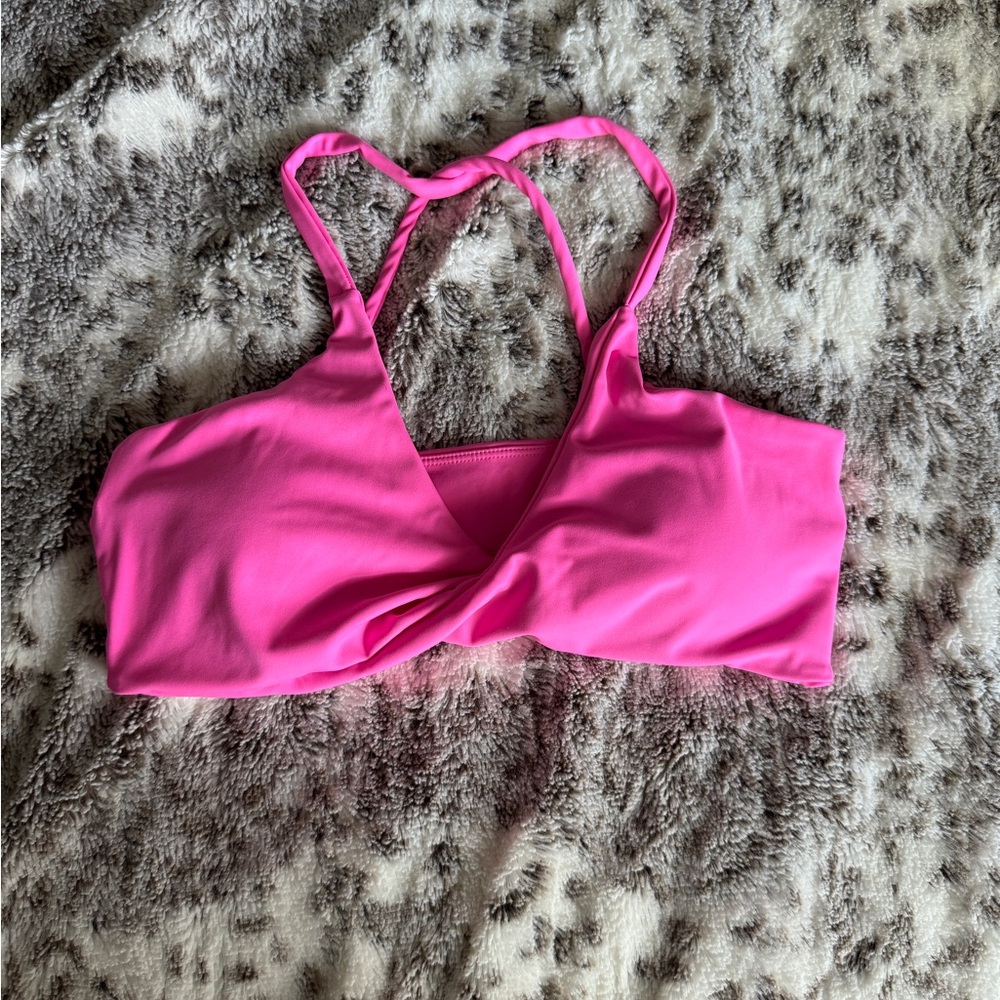 Pink Sports Bra